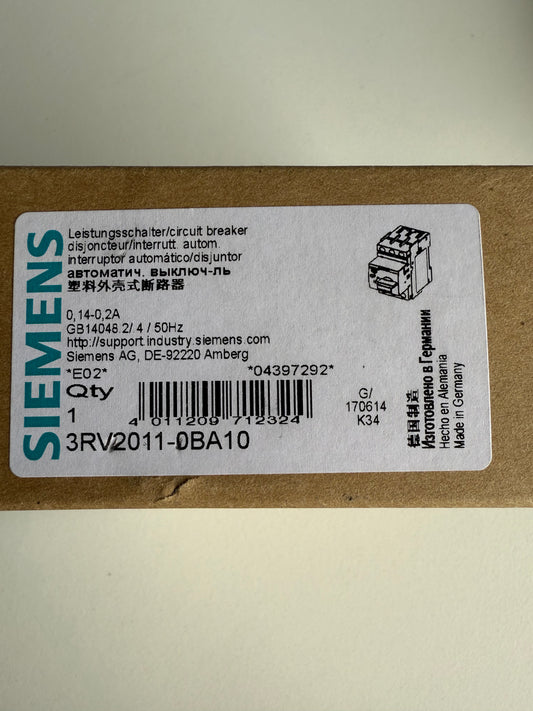 Siemens Sirius 3RV2011-0BA10