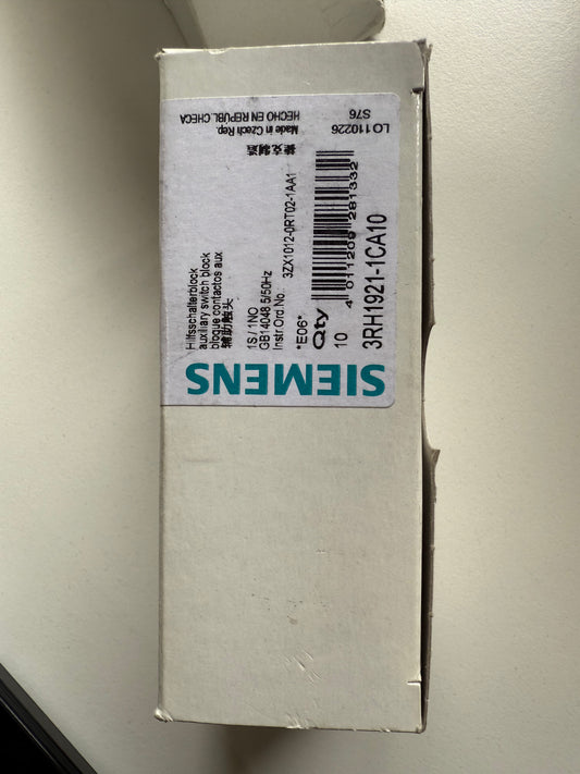 Siemens Hilfsschalterblock 3RH1921-1CA10