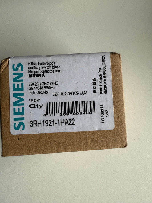 Siemens 3RH1921-1HA22 Siemens Neuwertig