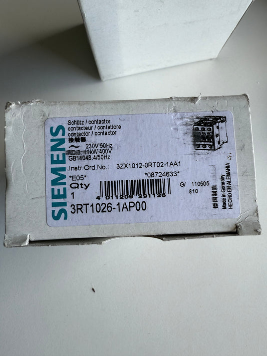 Siemens 3RT1026-1AP00 Leistungsschütz 230V 50Hz
