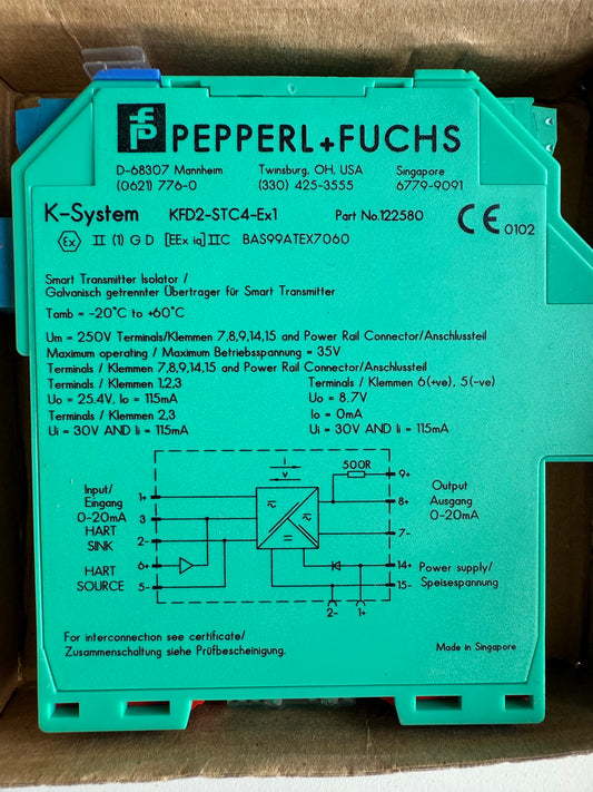 Pepperl+Fuchs Transmitterspeisegerät KFD2-STC4-EX1