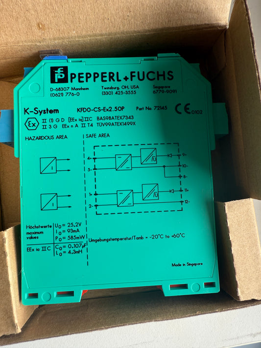Pepperl+Fuchs KFD0-CS-Ex2.50P Repeater