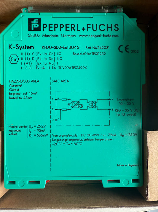 Pepperl+Fuchs KFD0-SD2-Ex1.1045 242031 Ventilsteuerbaustein