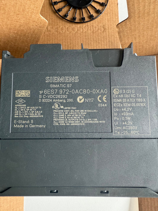 SIEMENS 6ES7 972-0AC80-0XA0
