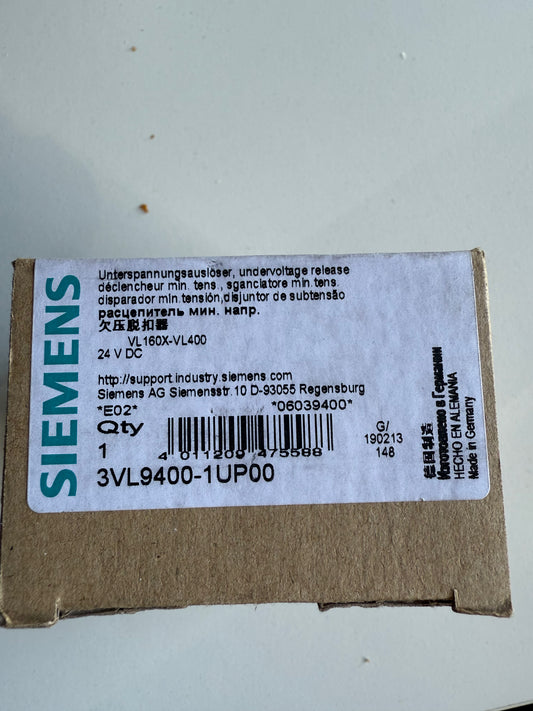 Siemens 3VL9400-1UP00 Unterspannungsauslöser