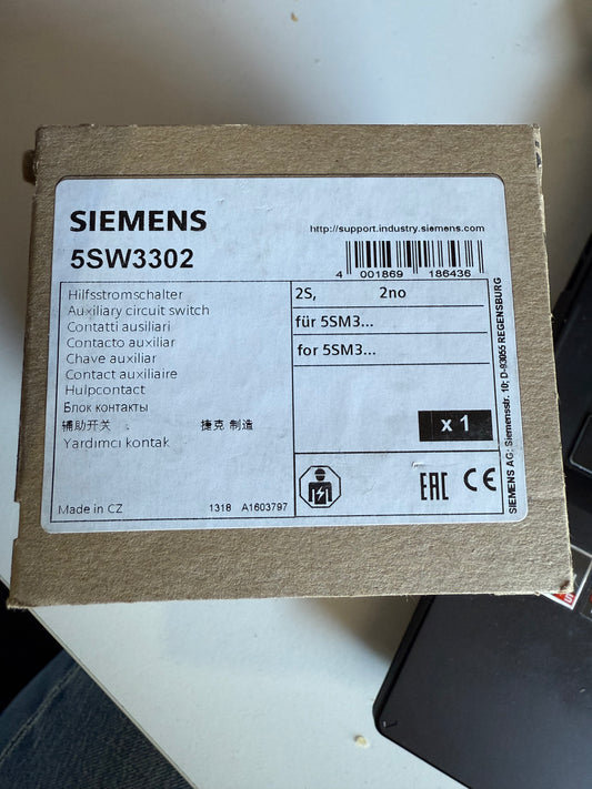 Siemens HILFSSTROMSCHALTER 5SW3302