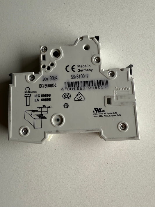 Siemens Leitungsschutzschalter 5SY6103-7