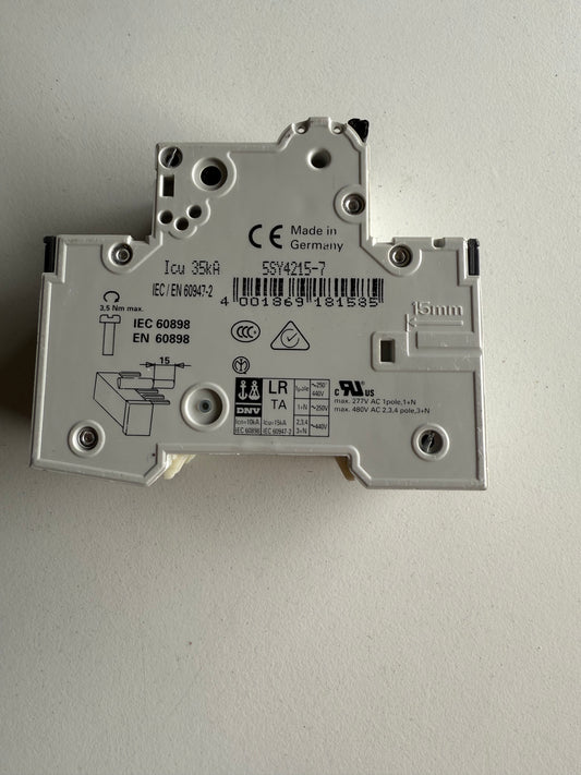 Siemens 5SY42157 5SY4215-7 Leitungsschutzschalter