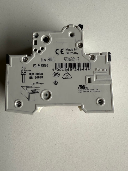 Siemens Leitungsschutzschalter 5SY6201-7