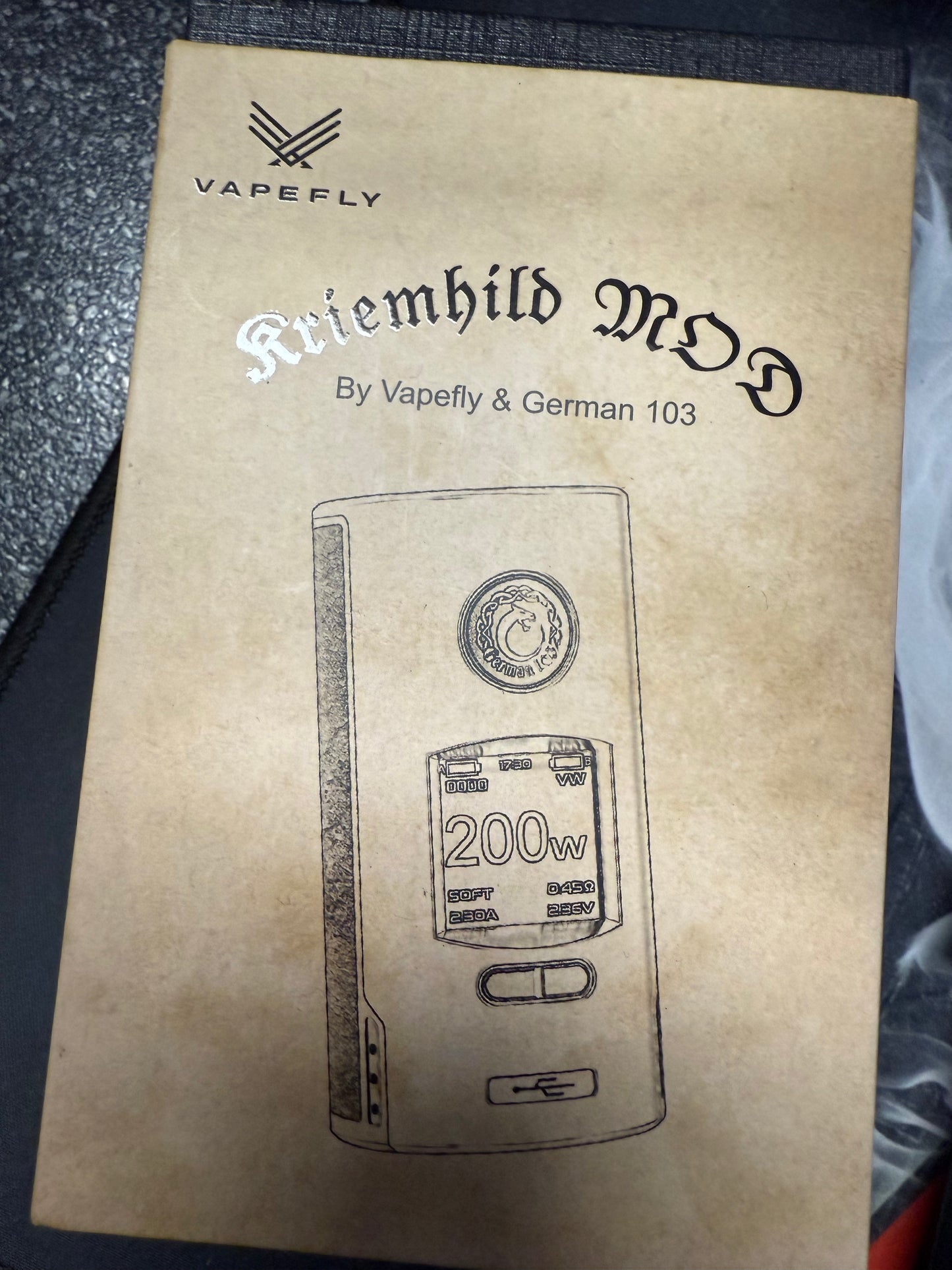 Vapefly Kriemhild 200W Box Mod Akkuträger