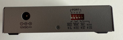 ALLIED TELESYN AT-FS202 Fast Ethernet Switch 12VDC 0.5A Neu aber kein OVP