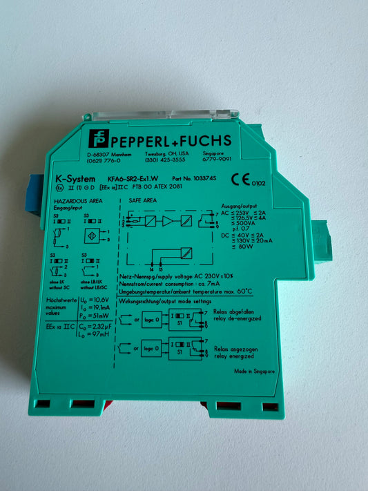 PEPPERL FUCHS KFA6-SR2-Ex1.W 103374S Neuwertig