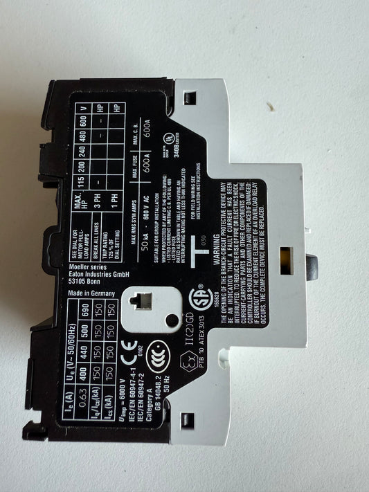 EATON PKZM0-0,63 XTPRP63BC1 Motorschutzschalter Neuwertig