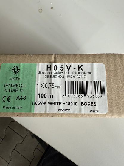 Iemmequ H05V-K 1x0,75 mm² Blau Aderleitung