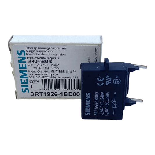 Siemens 3RT1926-1BD00 Varistor 127...240V AC / 150...250V DC