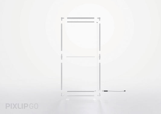 PIXLIP GO Lightbox, Breite 85cm  mit Tragetasche Höhe: 250,0 cm Stoffdruck: ohne , Messestand Aufsteller