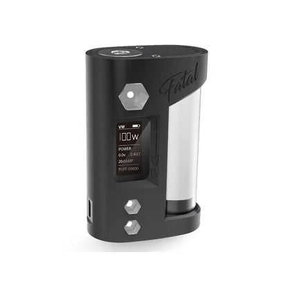 QP Design Fatal 100W TC Mod Akkuträger Transparent-Schwarz