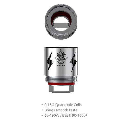 SMOK V12-Q4 Coil für TFV12 mit 0.15 Ohm