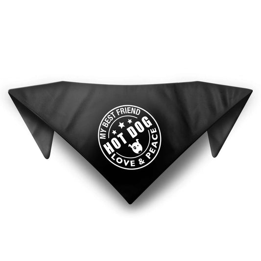 Max & Molly Hundehalstuch Black Hot Dog– Das perfekte Accessoire für Ihren Vierbeiner!