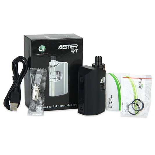 100W Eleaf Aster RT mit Melo RT 22 Set - 4400mAh Schwarz