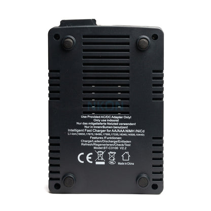 Opus Universalladegerät für Rundzellen BT-C3100 V2.2 für Li-Ion, NIMH, NiCd Akkus