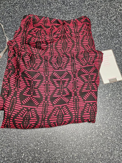 Trendiger Loopschal Farbe rot-schwarz Trendiger Damen-Loop-Schal, Schlauchschal