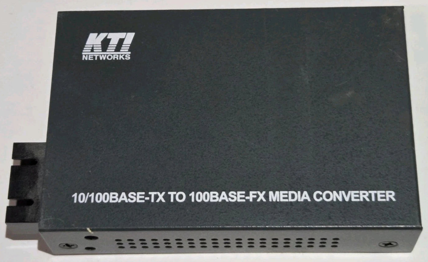 KTI Networks Fast Ethernet Medienkonverter KC-300D-C, 10/100Mbps/RJ45-Port Neu aber kein OVP