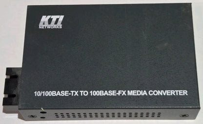 KTI Networks Fast Ethernet Medienkonverter KC-300D-C, 10/100Mbps/RJ45-Port Neu aber kein OVP