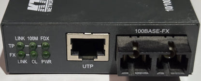 KTI Networks Fast Ethernet Medienkonverter KC-300D-C, 10/100Mbps/RJ45-Port Neu aber kein OVP